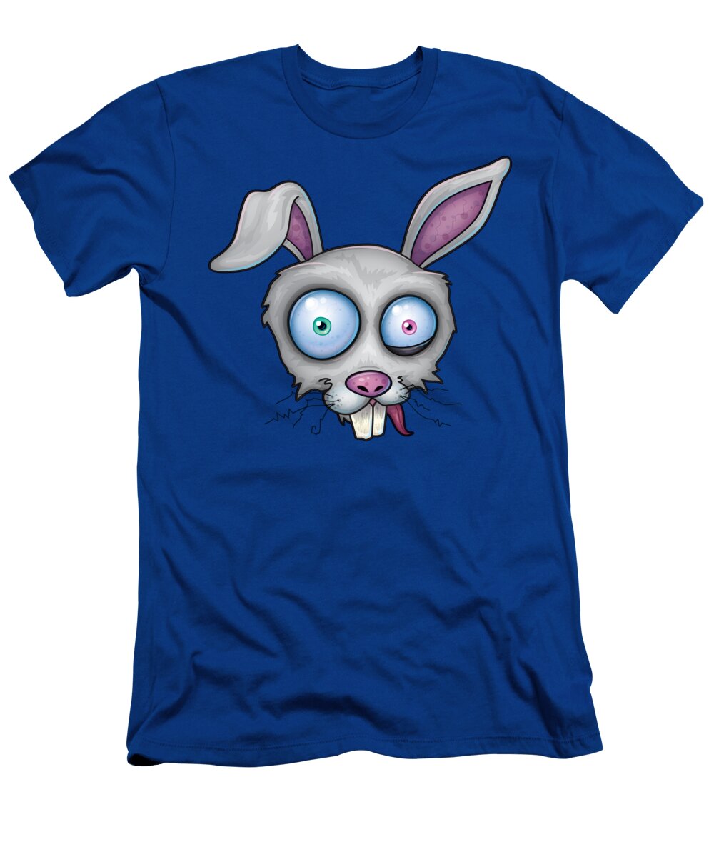Crazy White Rabbit John Schwegel T-Shirt