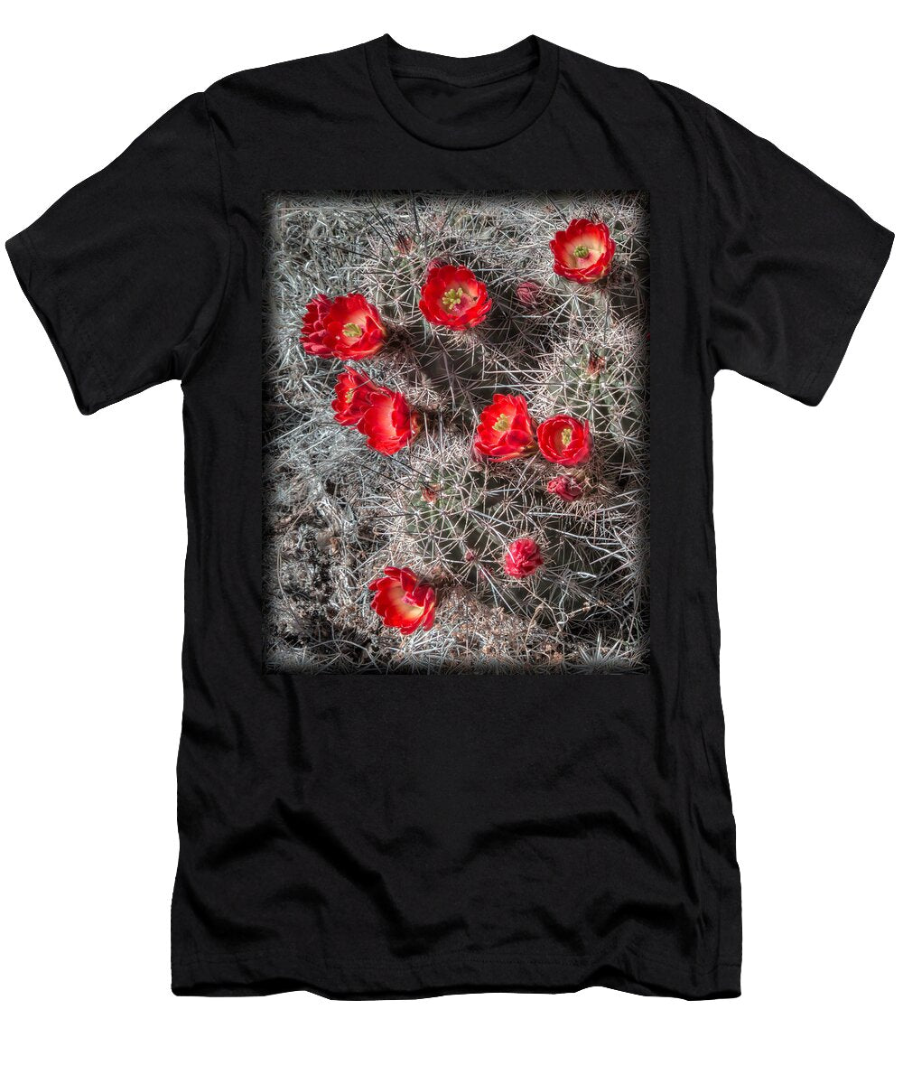 Crimson Hedgehog Cactus Alan Toepfer T-Shirt