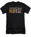 Critical Care Nurse Colorful Leopard Print Funny Jensen Cena T-Shirt
