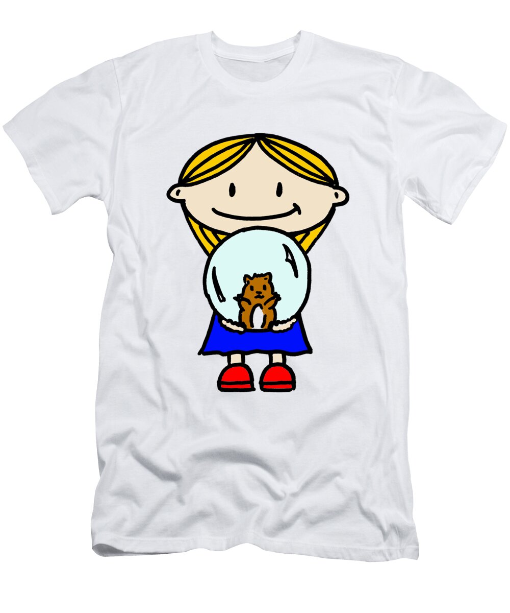 Critters Girl Hamster 2 Garrett Unno T-Shirt