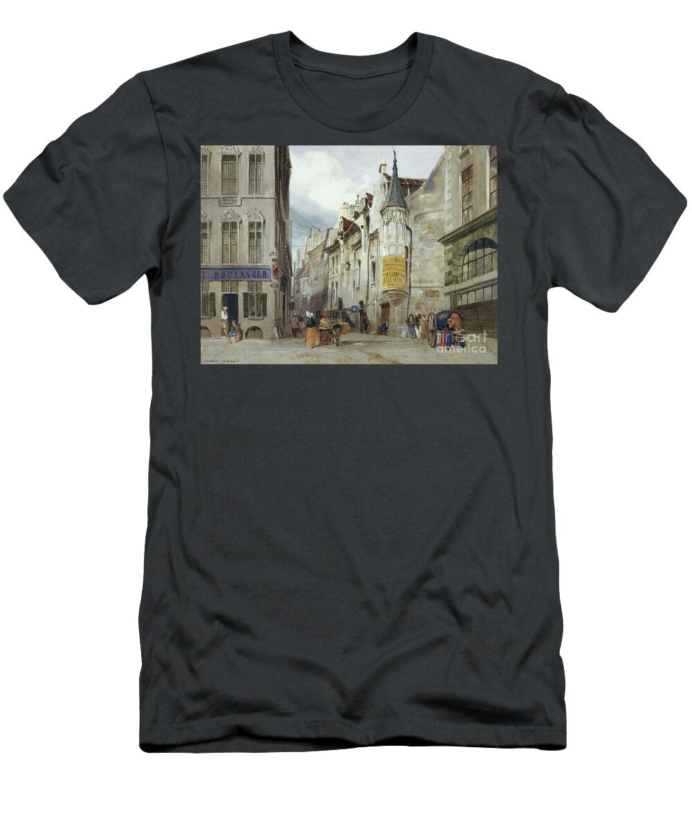 Crossroad of the Tison and Jean Bailleul Street 1831watercolor Thomas Shotter Boys T-Shirt