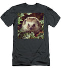Curious Hedgehog in Leafy Surrounding Esoterica Art Agency T-Shirt