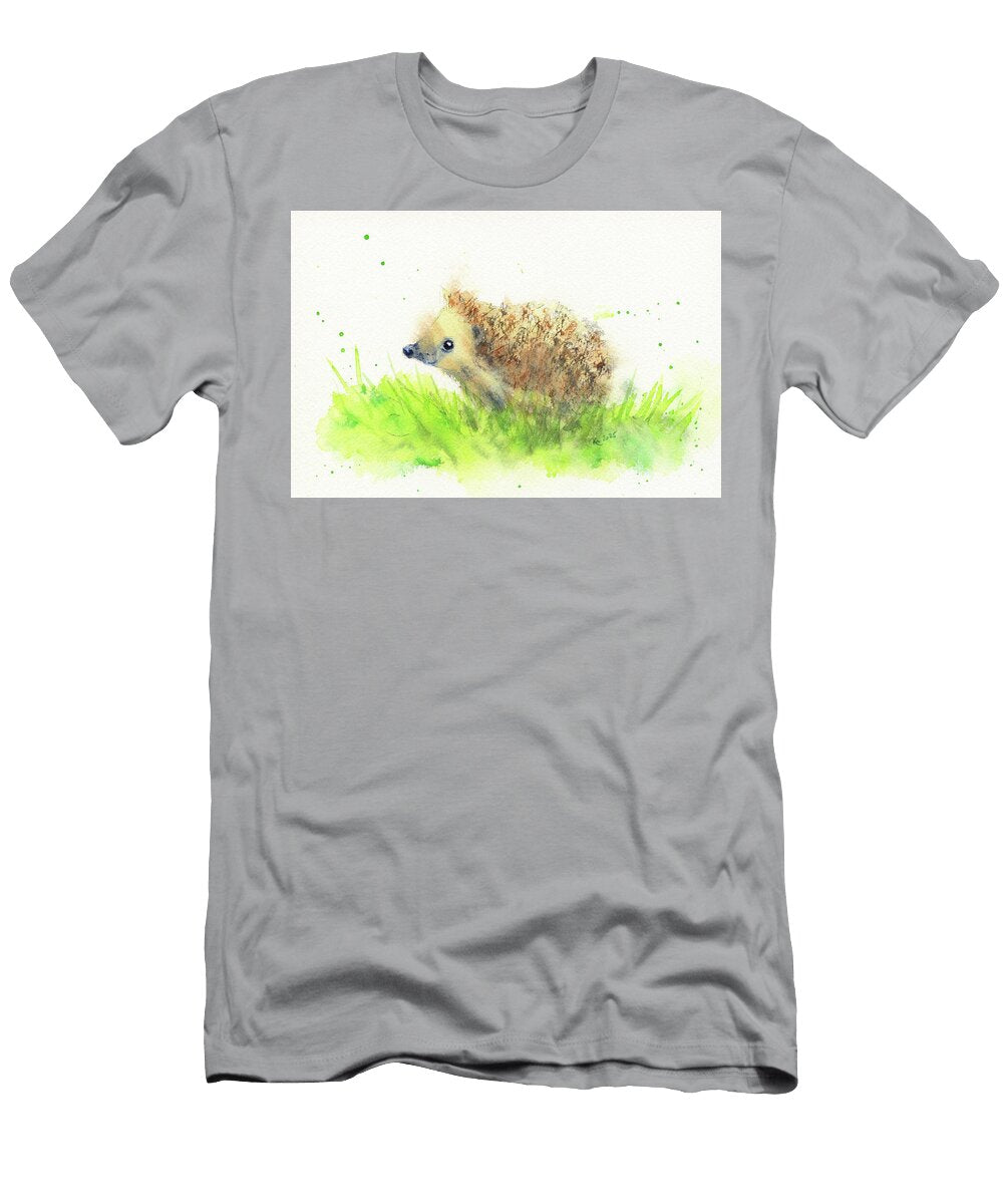 Curious Little Hedgehog in the Meadow Karen Kaspar T-Shirt