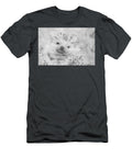Curled Up Baby Hedgehog Bw Elisabeth Lucas T-Shirt