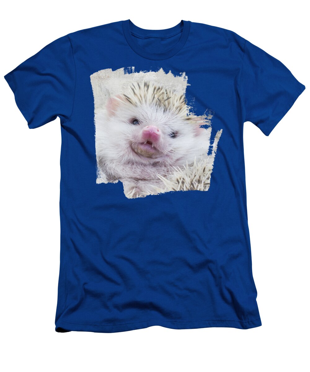 Curled Up Baby Hedgehog Elisabeth Lucas T-Shirt