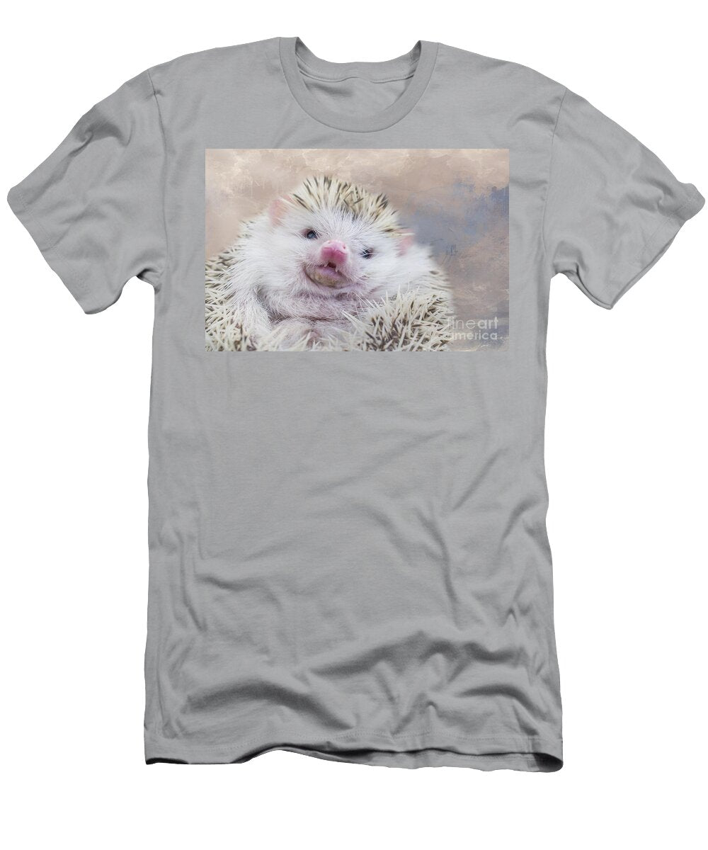 Curled Up Baby Hedgehog Four Elisabeth Lucas T-Shirt