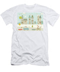 Cute Animals in the City Whimsical Art for Kids Matthias Hauser T-Shirt
