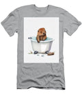 Cute Baby Beaver in Bathub Watercolor Minimalist Jeff Brassard T-Shirt