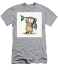 Cute Baby Beaver with a Fish Murellos Design T-Shirt