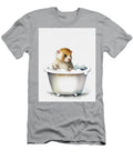 Cute Baby Ferret in Bathub Watercolor Minimalist Jeff Brassard T-Shirt