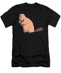 Cute Beaver Cartoon Kids Moon T-Shirt
