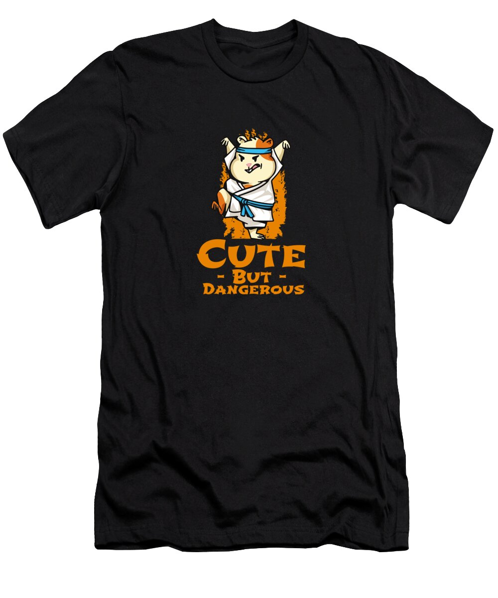 Cute But Dangerous Hamster Judoka Judo Martial Yvonne Alfie T-Shirt