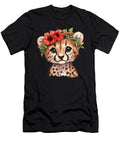 Cute Cheetah with Flower Crown Coami Tacti T-Shirt
