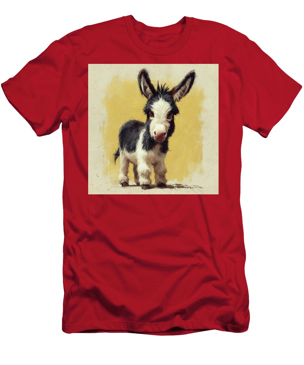Cute Donkey Sarah Kirk T-Shirt