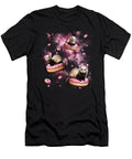 Cute Ferret Riding Donut Space Galaxy Ferret Lover Job T-Shirt