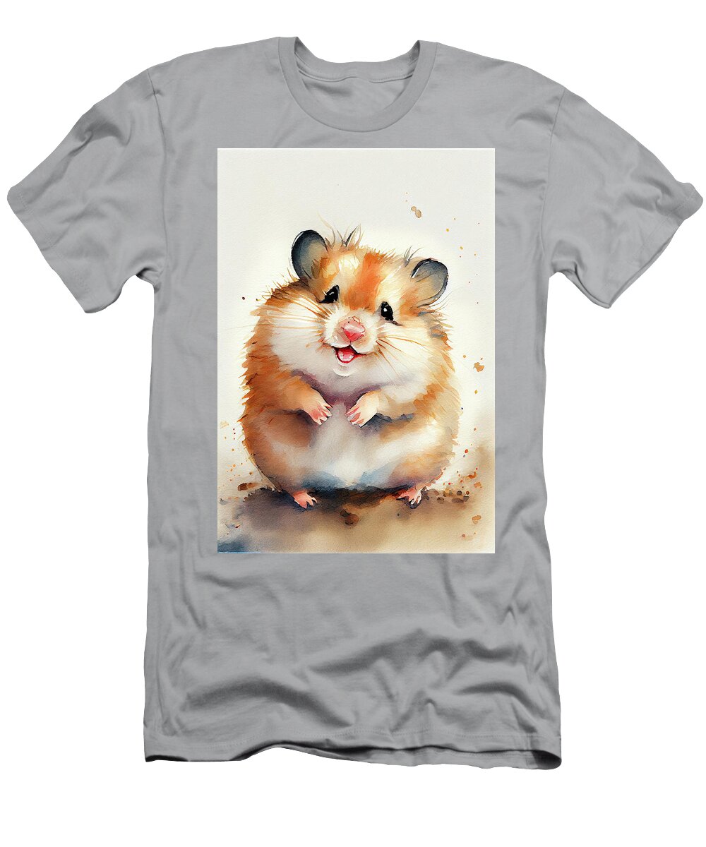 Cute Hamster Caroline Mcroberts T-Shirt