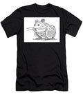 Cute Hamster Cartoon Animal Drawing Frank Ramspott T-Shirt