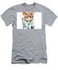 Cute Hamster Doctor in a Coat and Glasses with a Stethoscope Wat N Akkash T-Shirt