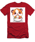 Cute Hamster Eating a Bowl of Food with Chopsticks Emerson Rronin T-Shirt