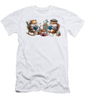Cute Hamster Family Reading Arkitekta Art T-Shirt