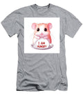 Cute Hamster Holding a Plate Saying Golden Food T-Shirt