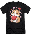 Cute Hamster Holding Heart Joanna Redesiuk T-Shirt