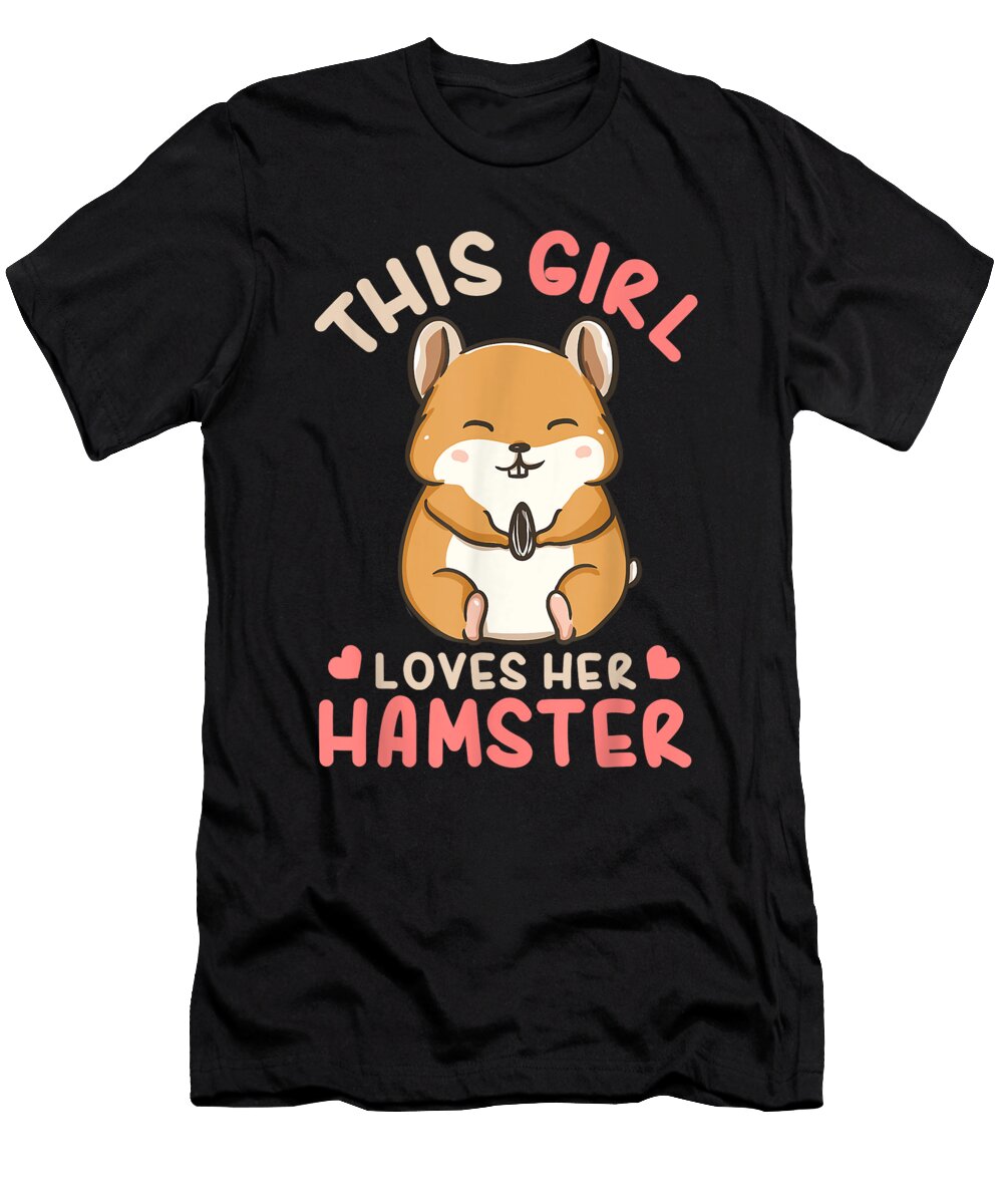 Cute Hamster Lover Gifts for Fan Ezone Prints T-Shirt