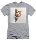 Cute Hamster Peeking From Behind a Blank White Board Shanie Alma T-Shirt