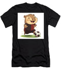 Cute Hamster Playing Soccer Cartoon Style Rotty Asmaw T-Shirt