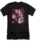 Cute Hamster Riding Donut Space Galaxy Hamster Lover Job T-Shirt