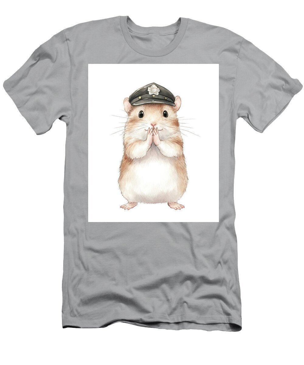 Cute Hamster Wearing a Hat Mitucunaw O T-Shirt