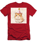 Cute Hamster Wearing a Pink Party Hat Benjamin Vakry T-Shirt