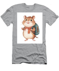 Cute Hamster Wearing Backpack and Scarf Nikki Amica T-Shirt