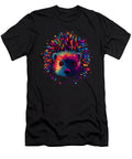 Cute Hedgehog Colorful Animal Art Lover Funny Black Dhbubble T-Shirt