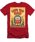 Cute Hedgehog Fathers Day Card Joanna Redesiuk T-Shirt
