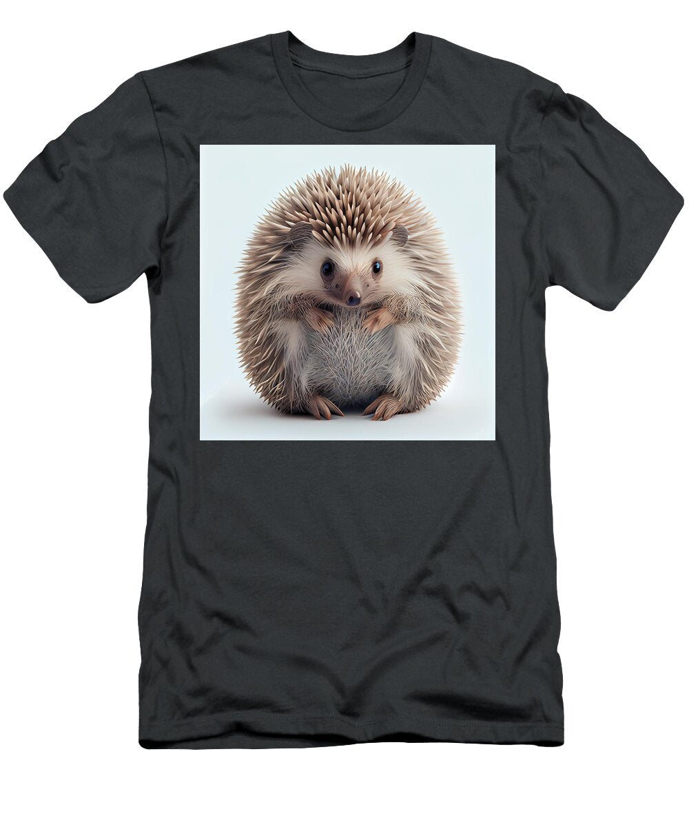 Cute Hedgehog Half Body Postrait Isolated Whit Ace B C Dba By Asar Studios Celestial Images T-Shirt