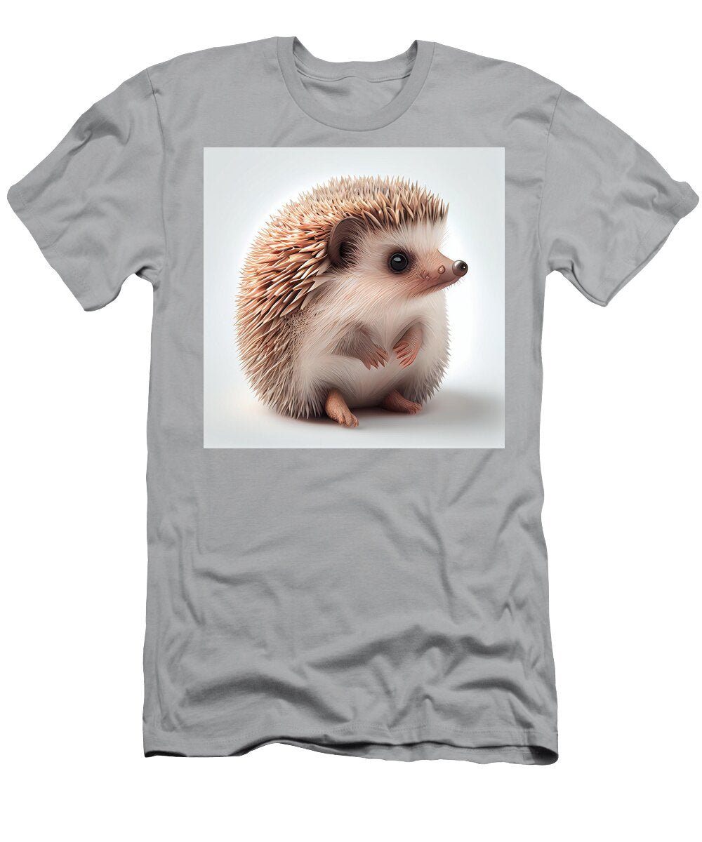 Cute Hedgehog Half Body Postrait Isolated Whit Aedd Ea Baee By Asar Studios Celestial Images T-Shirt