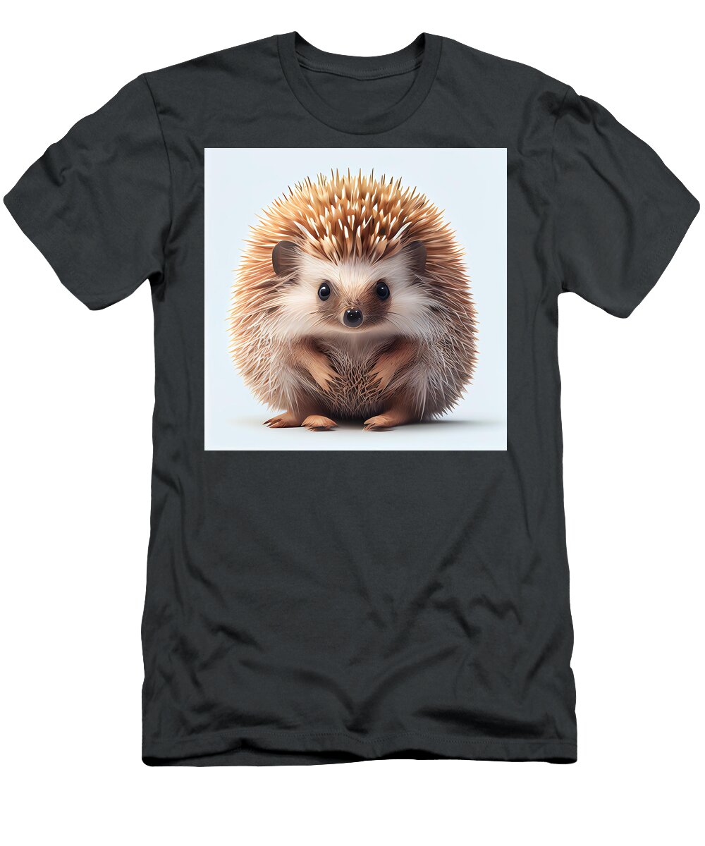 Cute Hedgehog Half Body Postrait Isolated Whit Cc Df D D Bdfabbd By Asar Studios Celestial Images T-Shirt