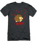 Cute Hedgehog Kids Girls Women Hedgehugs Valentines Day Yasinz Coval T-Shirt