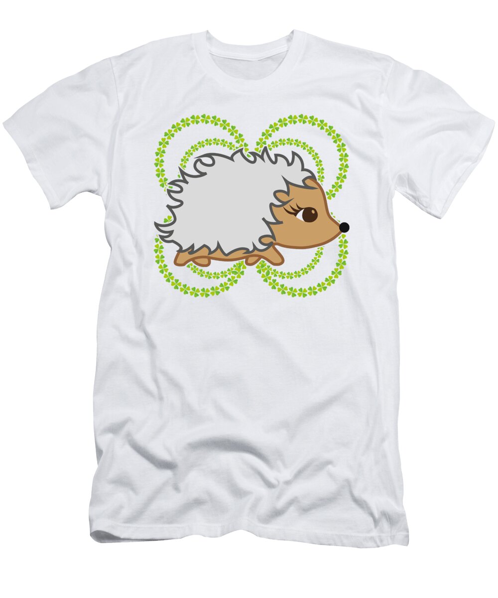 Cute Hedgehog Lover Gift Fun Hedgie Lover Gift Kanig Designs T-Shirt