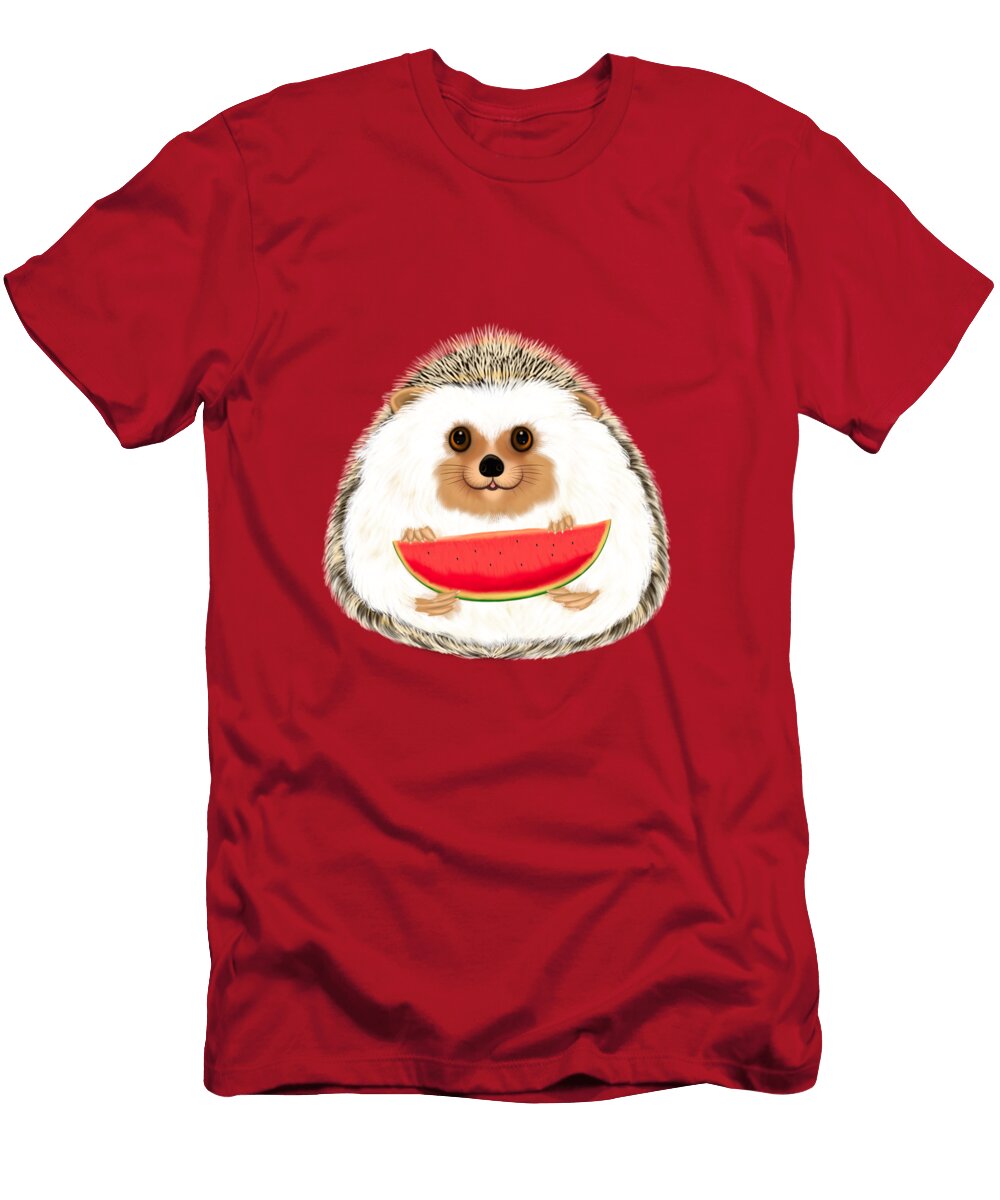 Cute Hedgehog Subhadeep Ghosh T-Shirt