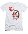 Cute Hedgehog with Heart Balloon Joanna Redesiuk T-Shirt