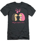 Cute Hedgehogs Kissing Valentines Day for Her Lauraw Greys T-Shirt