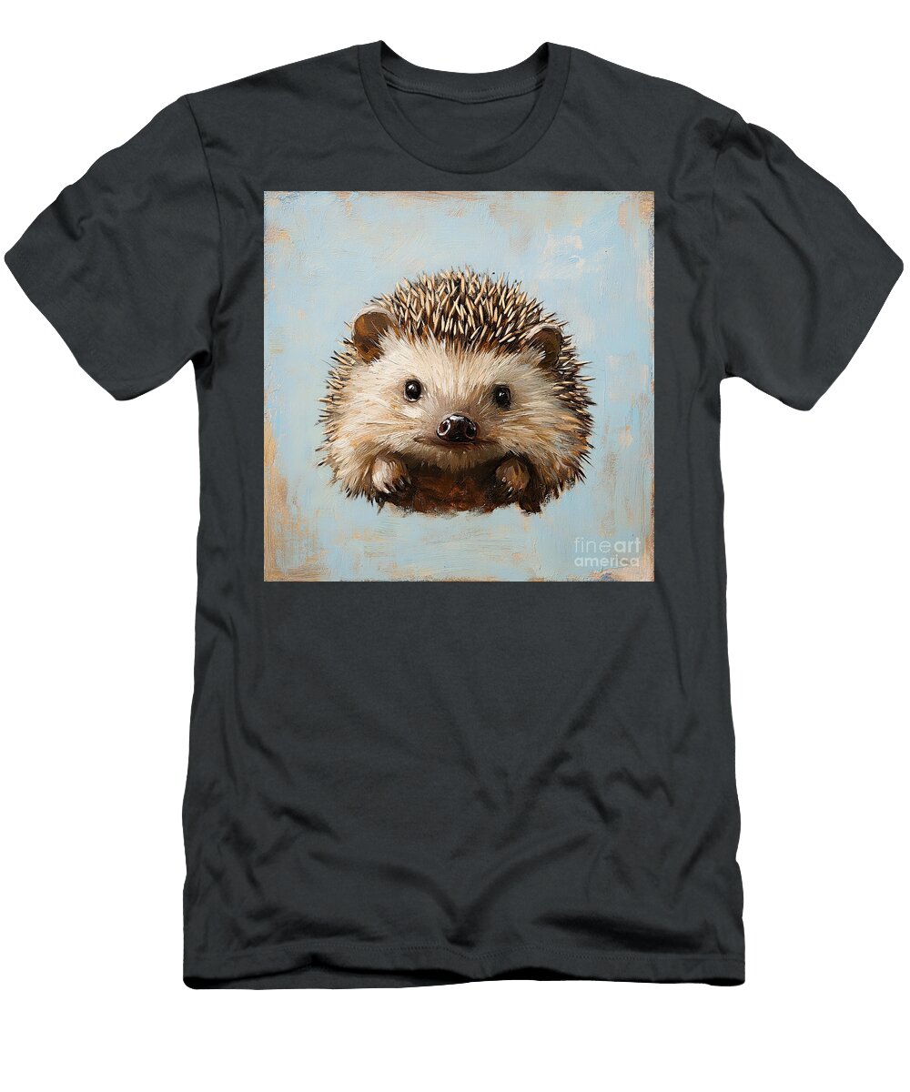 Cute Jumping Hedge Hog Elisabeth Lucas T-Shirt