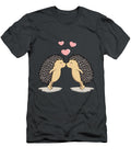 Cute Lovely Kissing Hedgehogs Julia Redford T-Shirt
