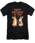 Cute Rabbits Birthday Celebration Happy Birthday Mounir Khalfouf T-Shirt
