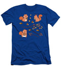Cute Squirrles in the Colorful Autumn Forest Set Tenshirt T-Shirt