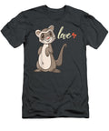 Cute Valentines Day Ferret T for Kids Adults Lochlk Adjoa T-Shirt