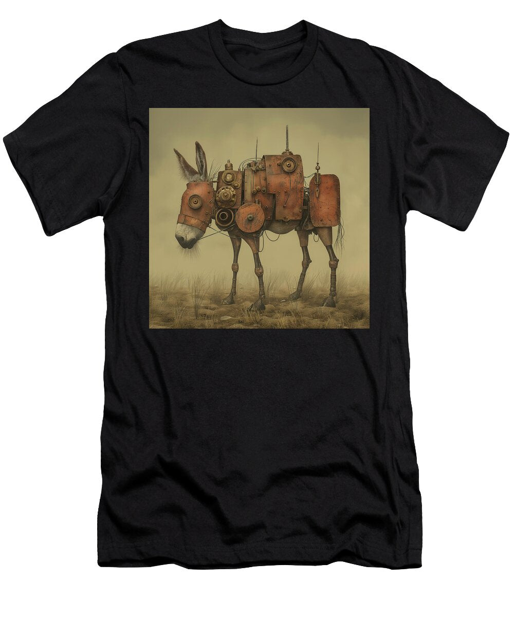 Cyborg Donkey in the Fog Sci 409 Yo Pedro T-Shirt