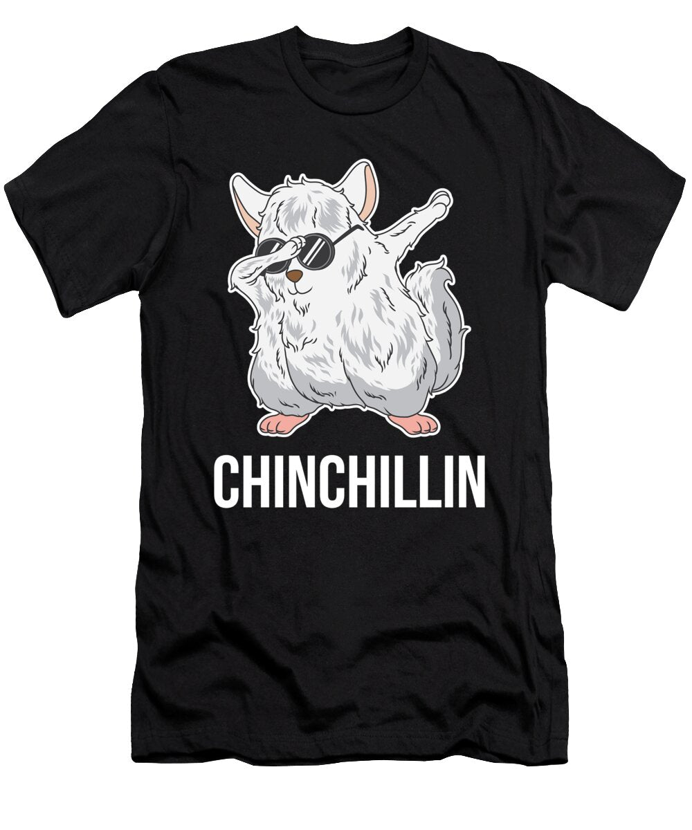 Dabbing Chinchillas Chinchillin Rodent Gift Haselshirt T-Shirt